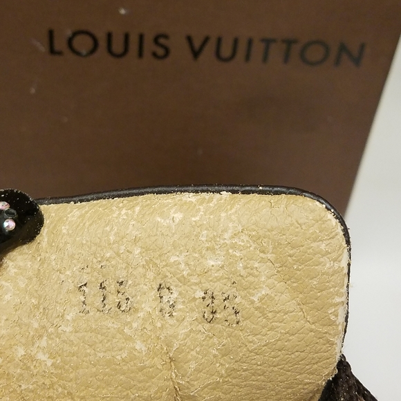 AUTH LOUIS VUITTON SNEAKERS MONOGRAM MINI 35 SHOES - Picture 7 of 8